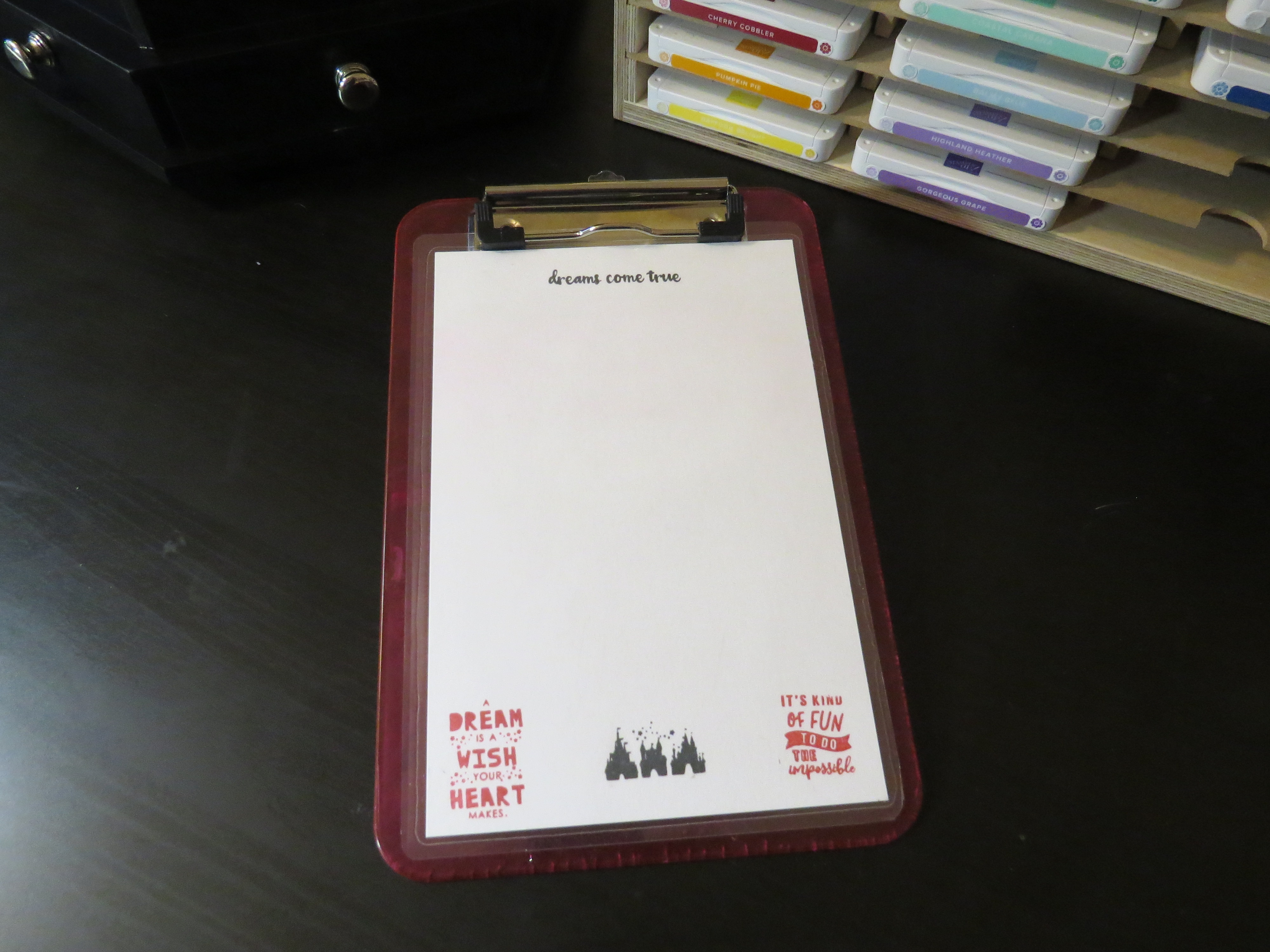 Maria’s Craftroom Make an Easy Laminated Notepad