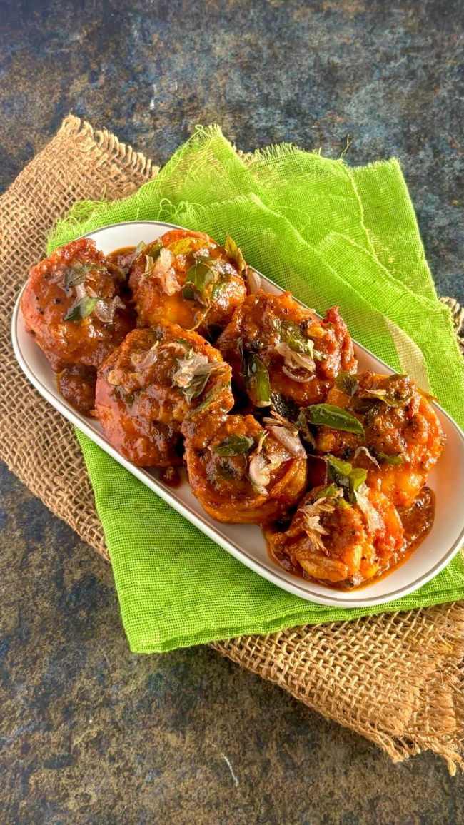 Kerala Style Prawns Fry