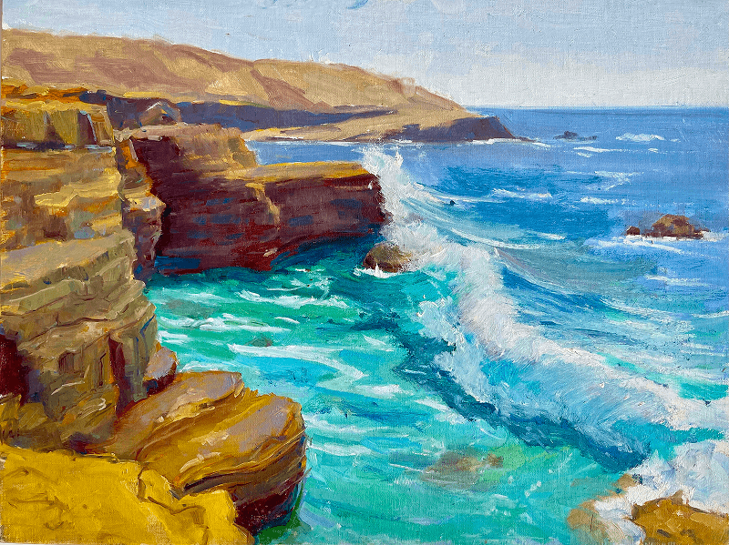 Point Loma 2, Oils, 16” x 20”