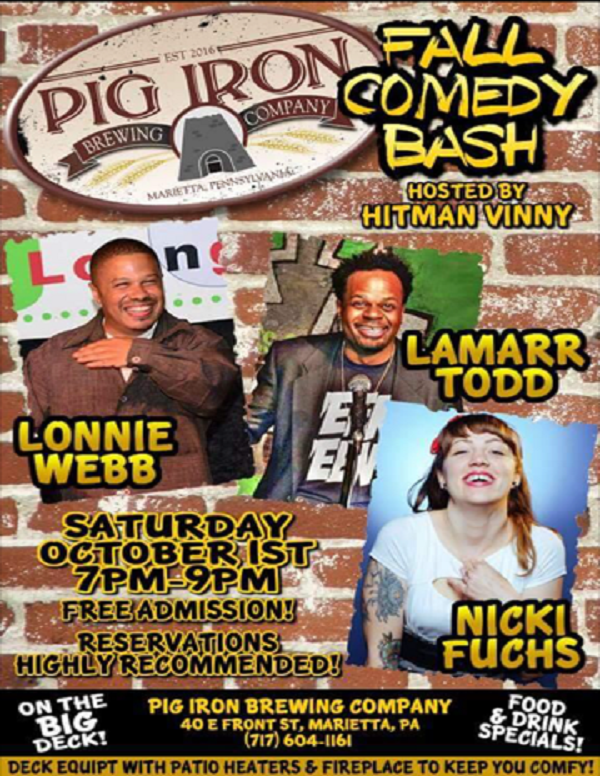 Fall Comedy Bash Marietta, PA