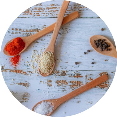 SPICES IN SPOONS