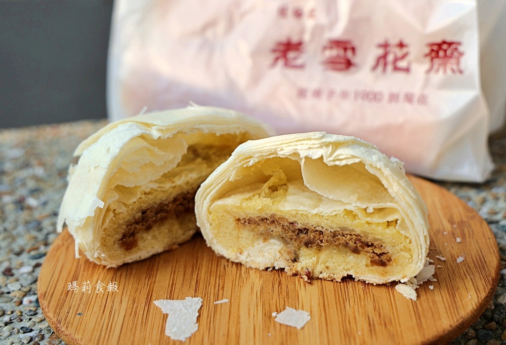 老雪花齋｜豐原百年老餅行 細緻不膩的綠豆椪與蓬鬆香濃的蒜蓉餅都必吃 台中豐原伴手禮推薦