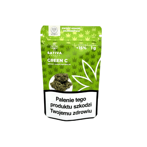 Green C – Kwiaty Konopi CBD 1g