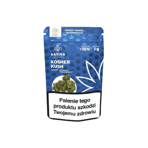 Kosher Kush – Kwiaty Konopi CBD 1g