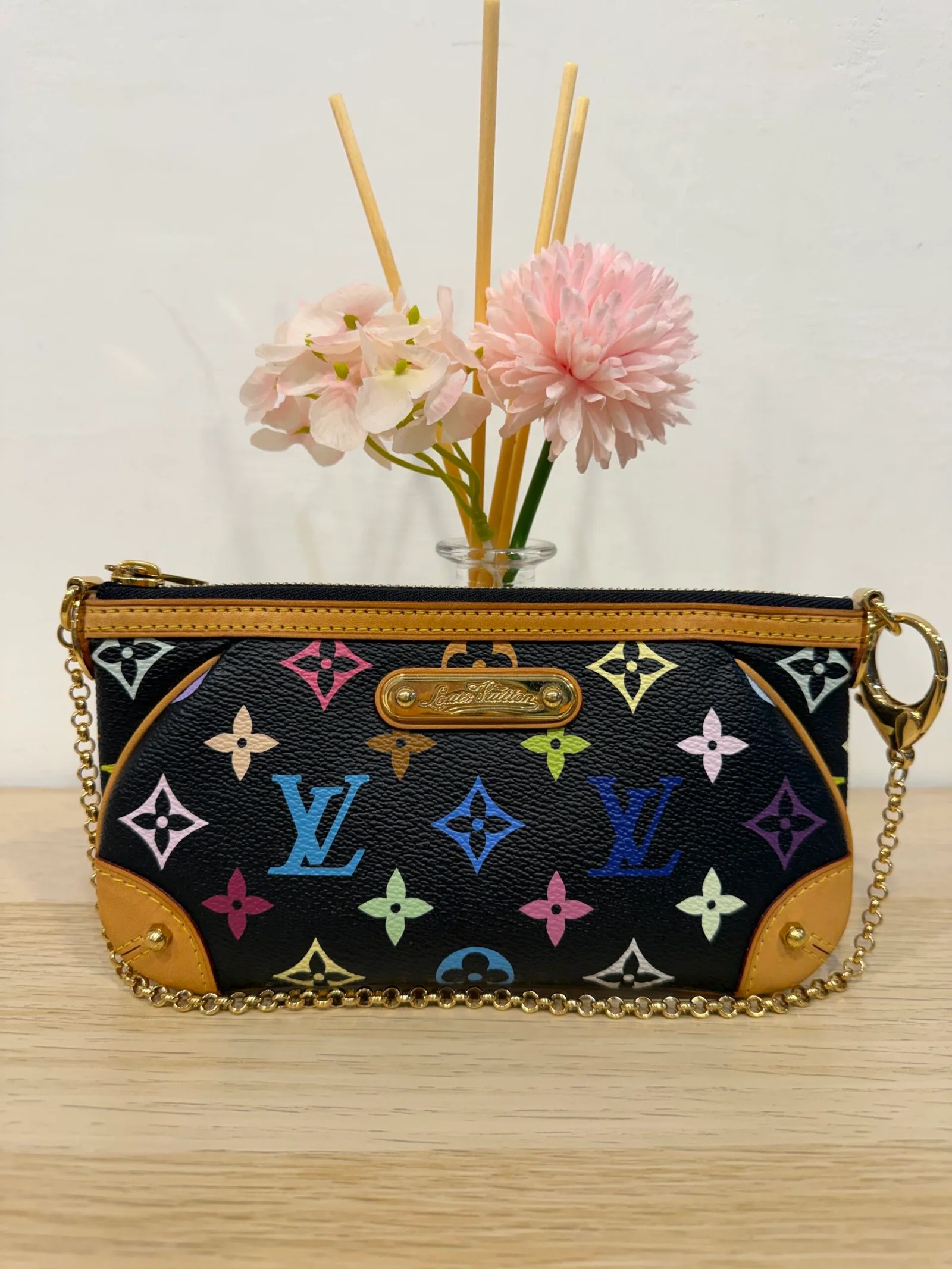 LOUIS VUITTON Takashi Murakami Milla Multicolor Black — DelixGo Luxury Bags