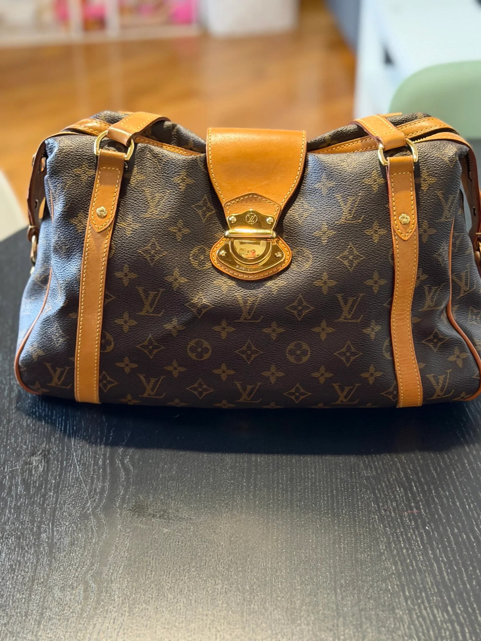 LOUIS VUITTON Stresa Monogram marrone — DelixGo Luxury Bags