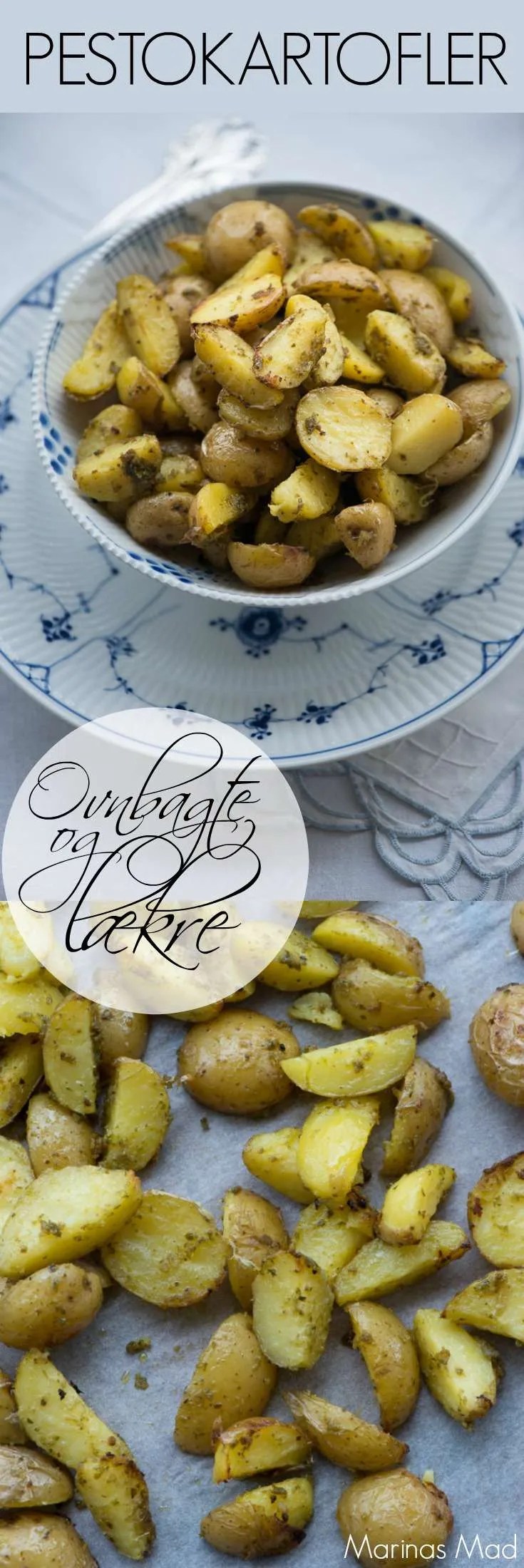 Ovnbagte pestokartofler 10 Ovnbagte pestokartofler