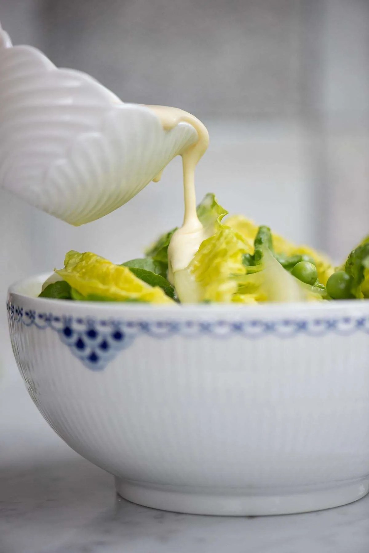 Mormordressing: flødedressing med citron