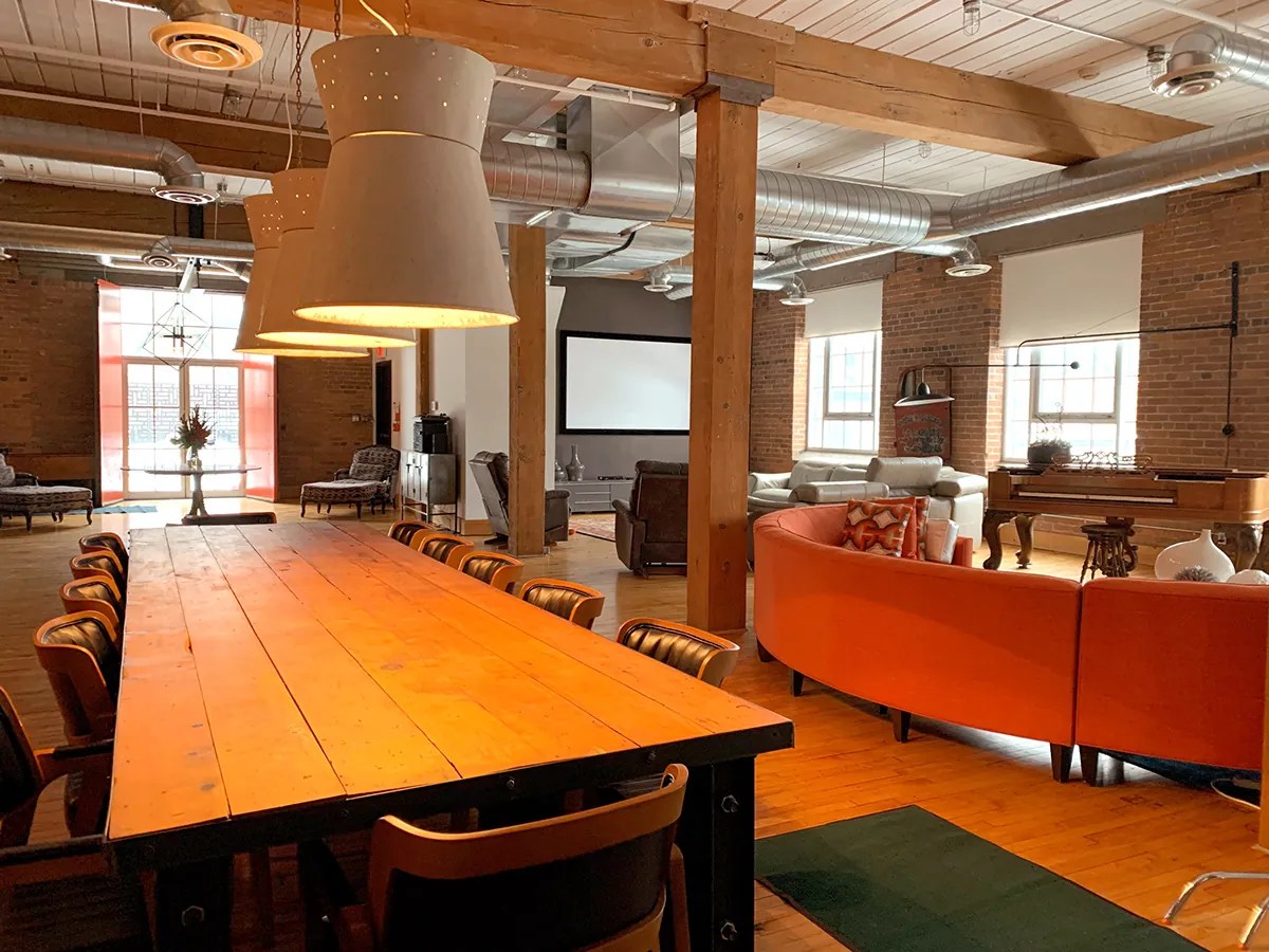 The studio loft where we shot