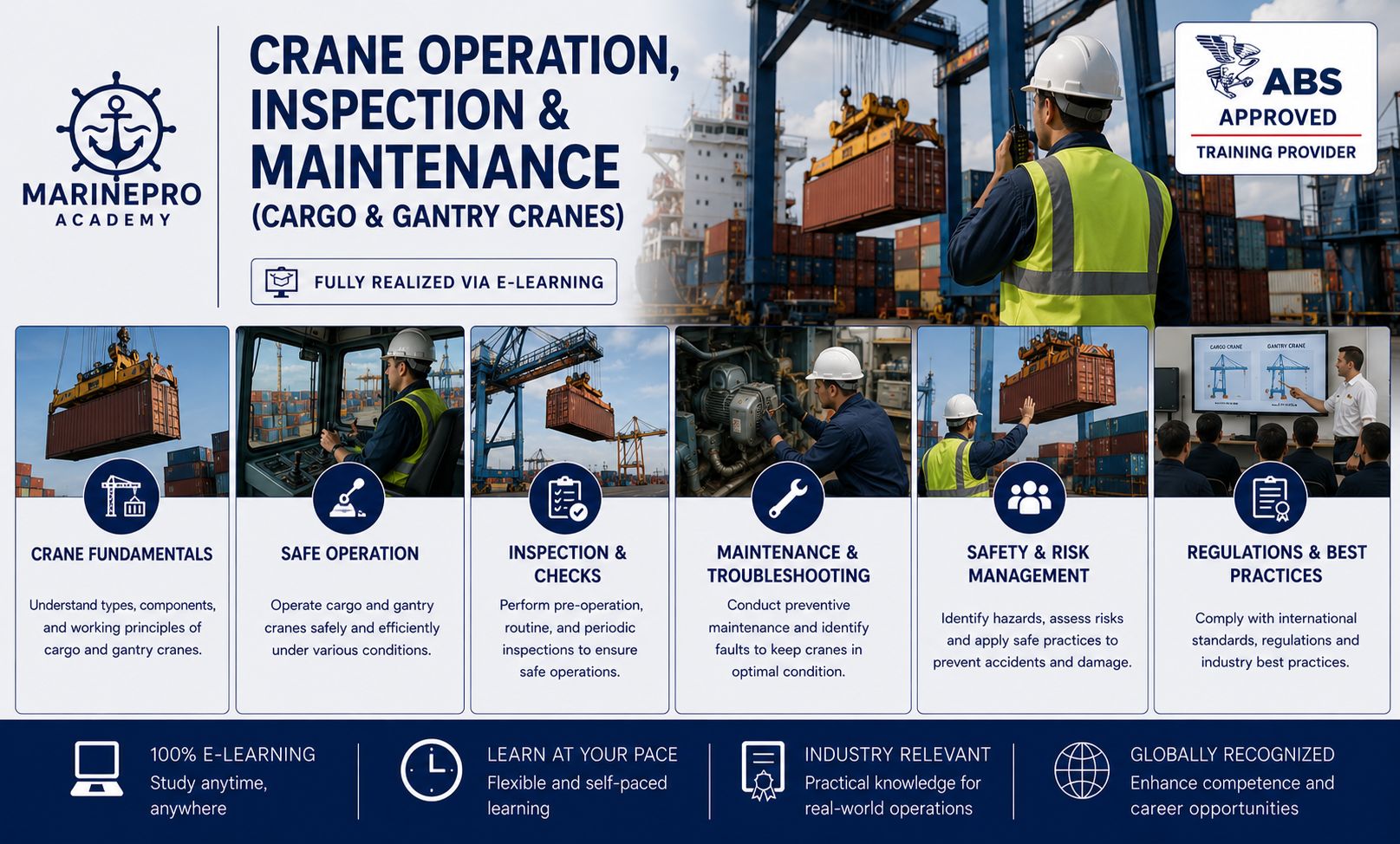 Crane Operation, Inspection & Maintenance Marine Pro Academy