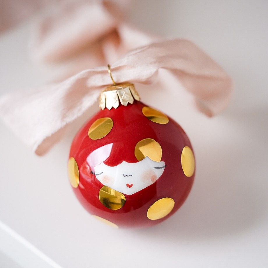 Red Dots Bauble
