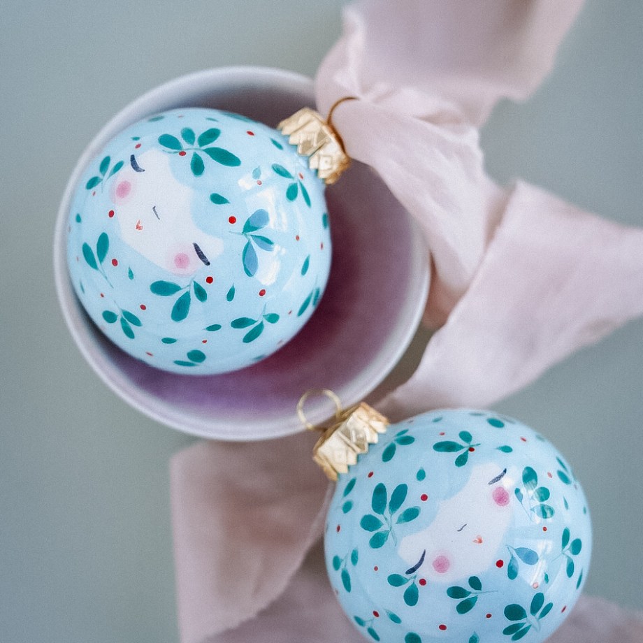 Mint Petals Bauble