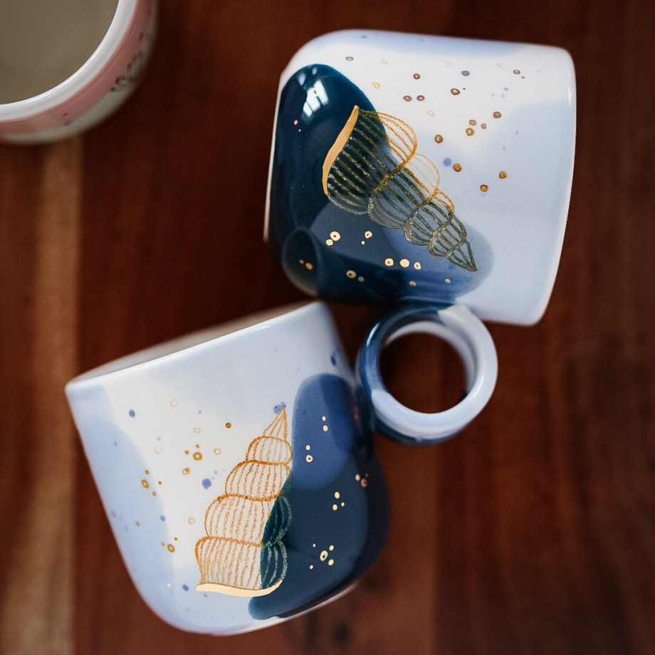 Dark Blue Under the Sea Mug