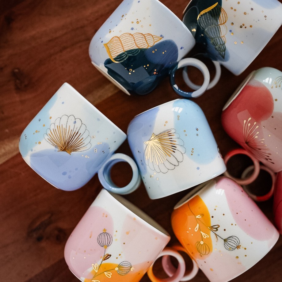 Dark Blue Under the Sea Mug