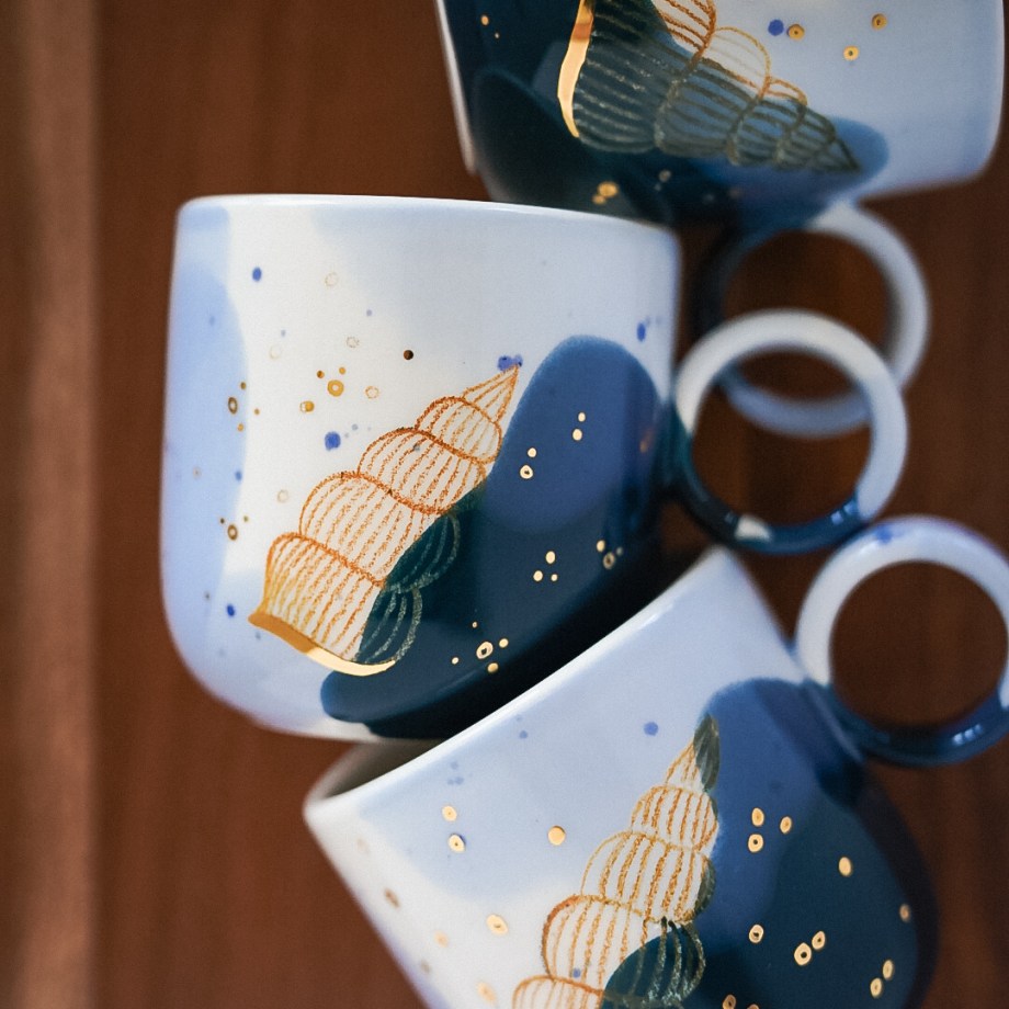 Dark Blue Under the Sea Mug