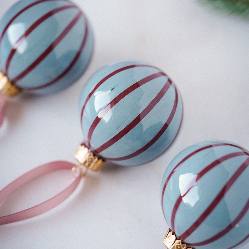 Handmade ceramic baubles - CIRCUS