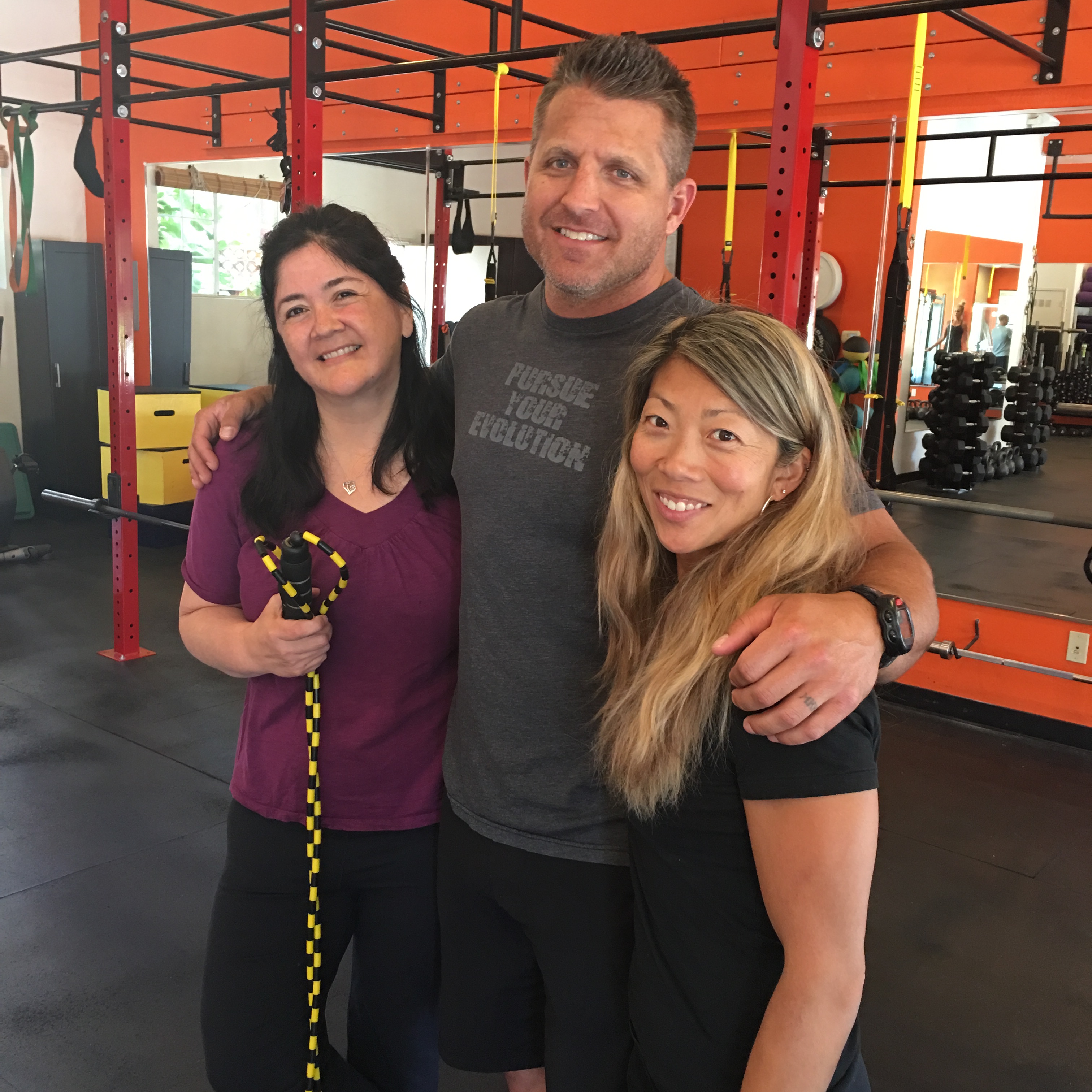 The owners of Red Dot, Scott and Cece with me