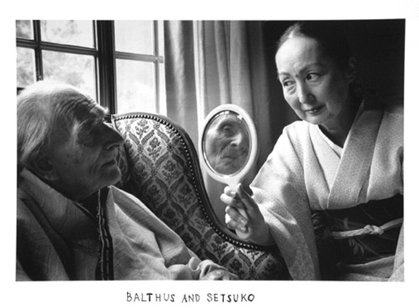 DUANE MICHALS Balthus and Setsuko, 2000 gelatin silver print image, 6 x 9 inches paper, 8 x 10 inches DMI.160