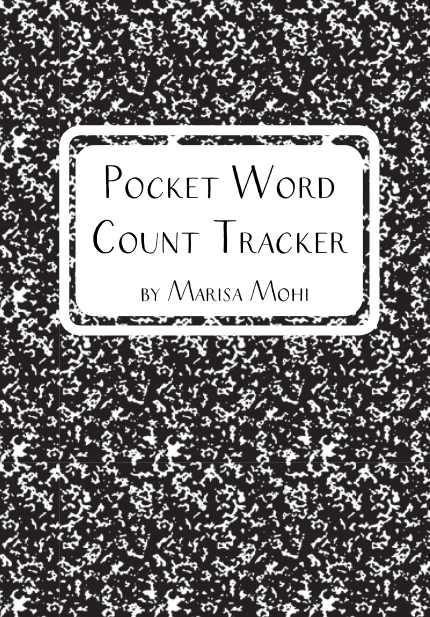 Cover of the pocket work count tracker by Marisa Mohi