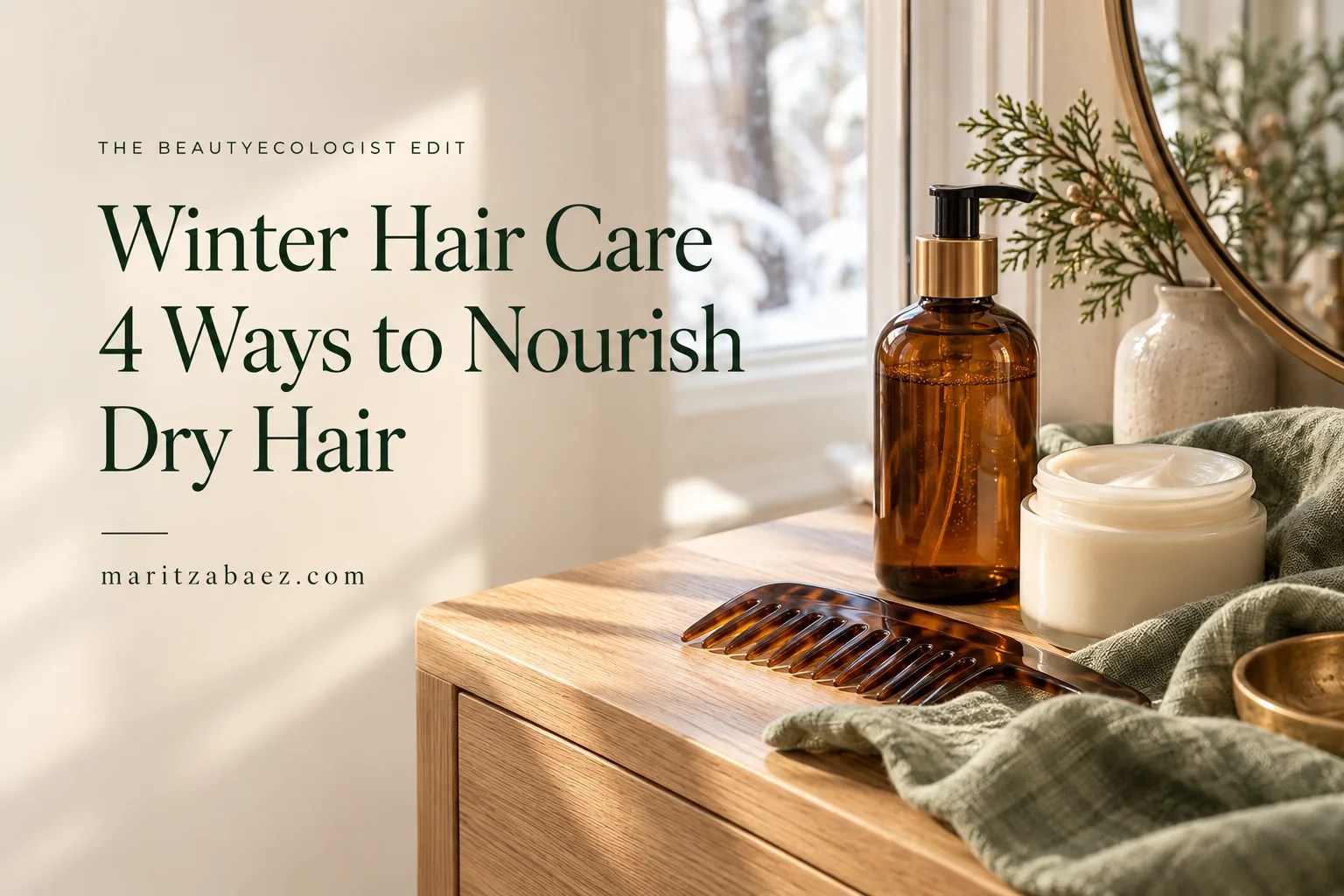 winter hair care 4 ways to nourish dry hair