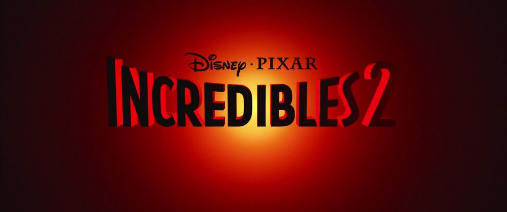 review the Incredibles 2 logo