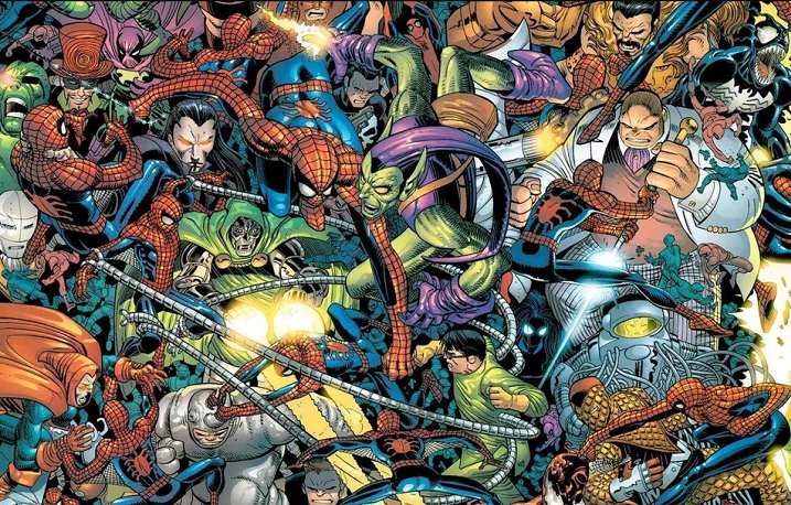cover penjahat dalam komik Spider-Man