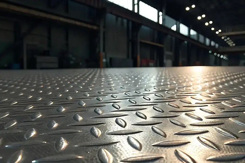 Diamond Plate Factory Flooring