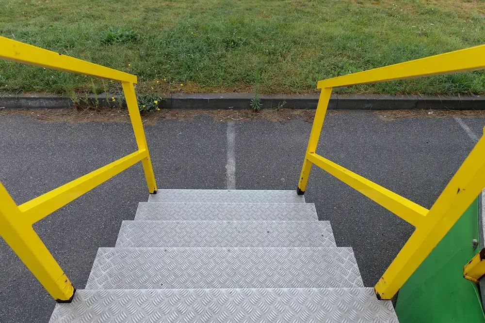 Diamond Plate Steps