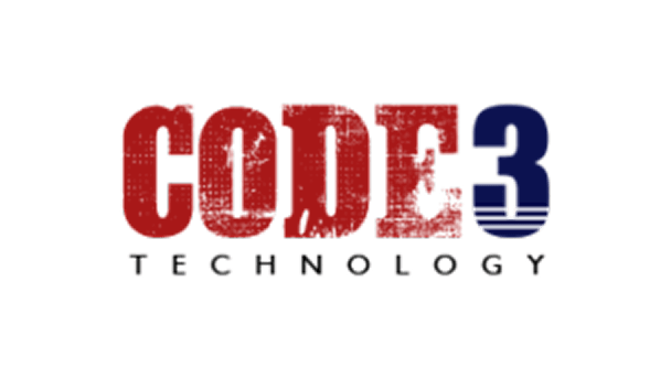 Code 3 technology logo