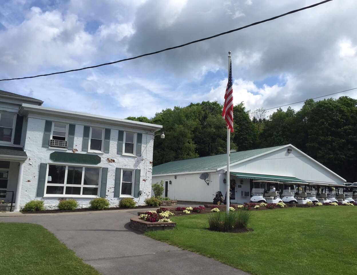 The pro shop to the right.