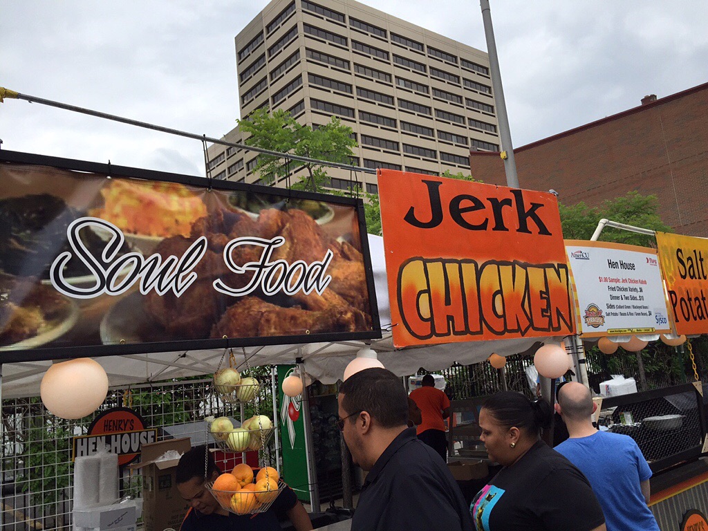 Side by side they stand for their food.