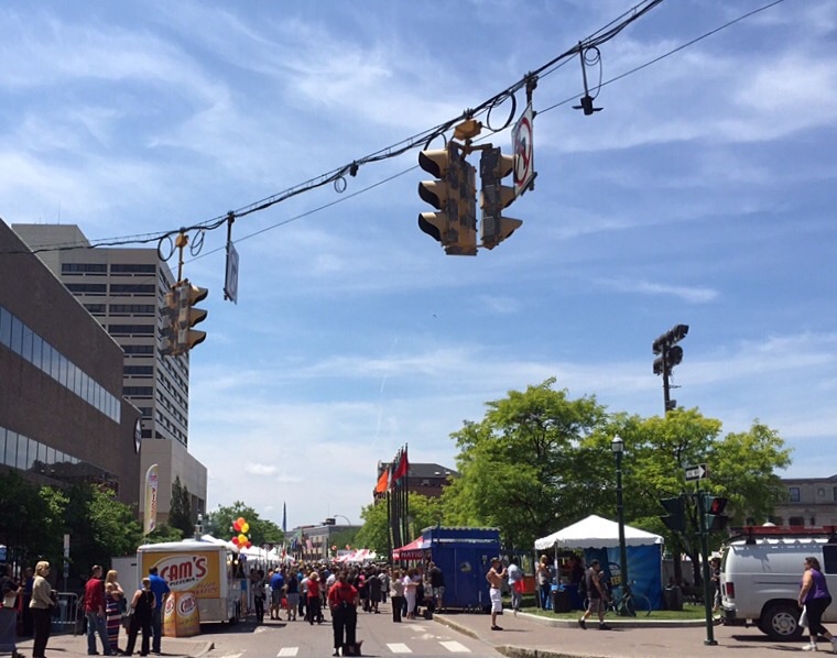 But one of multiple food stand allies.