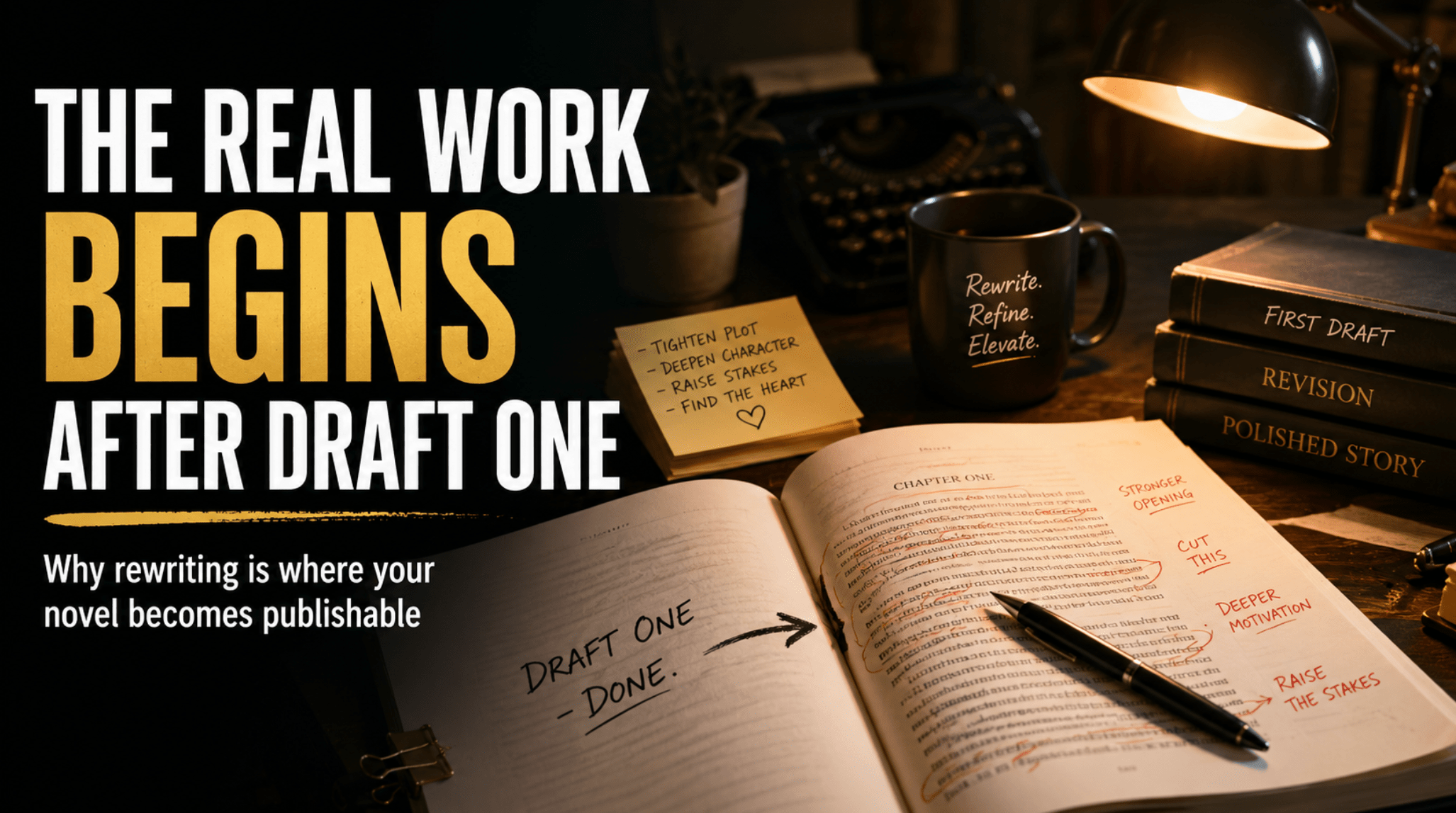 The Real Work Begins After Draft One