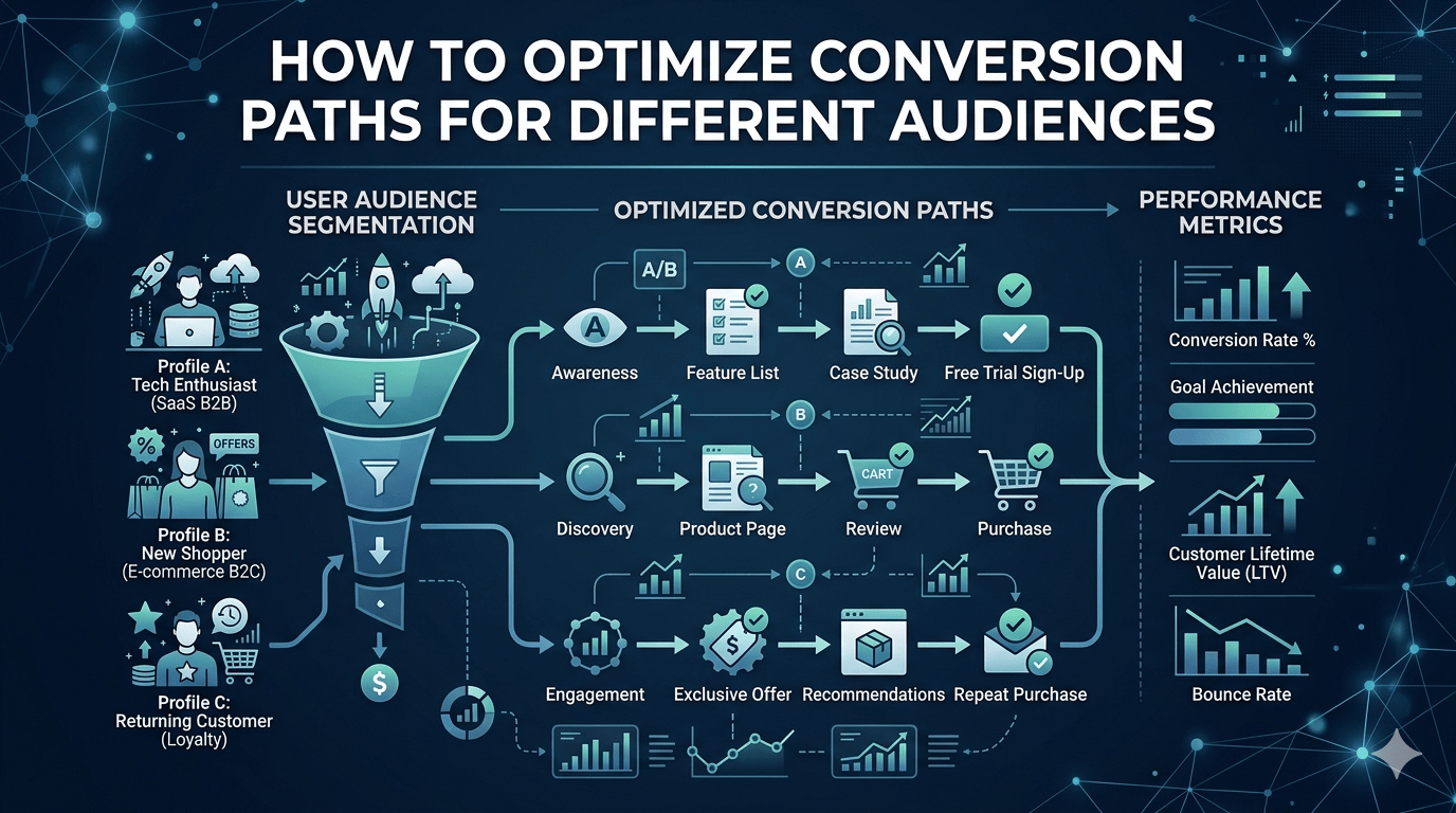 How to Optimize Conversion Paths for Different Audiences