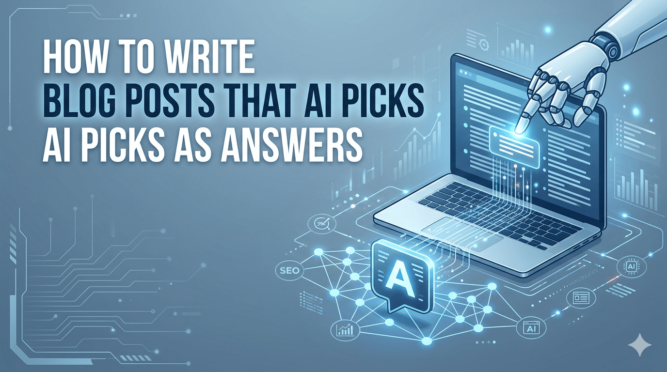 How to Write Blog Posts That AI Picks as Answers