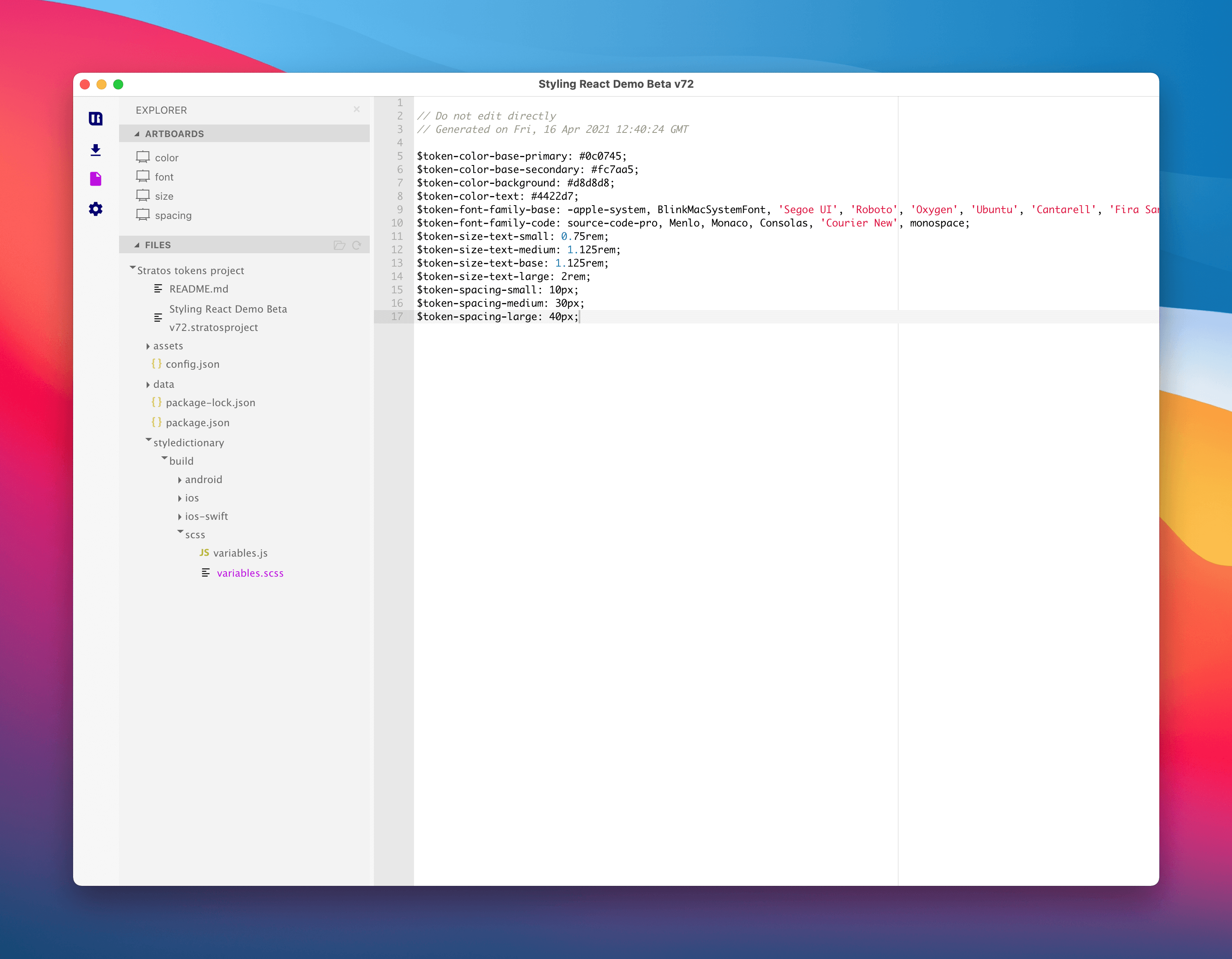 Stratos Styling React Demo - Image 6