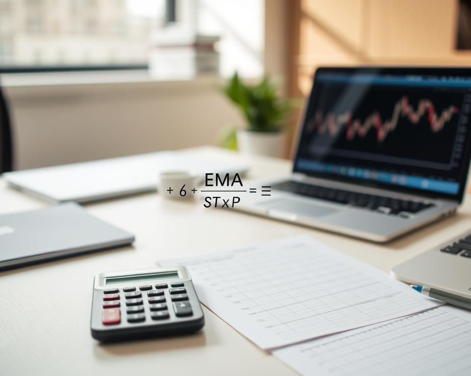 exponential moving average calculation steps