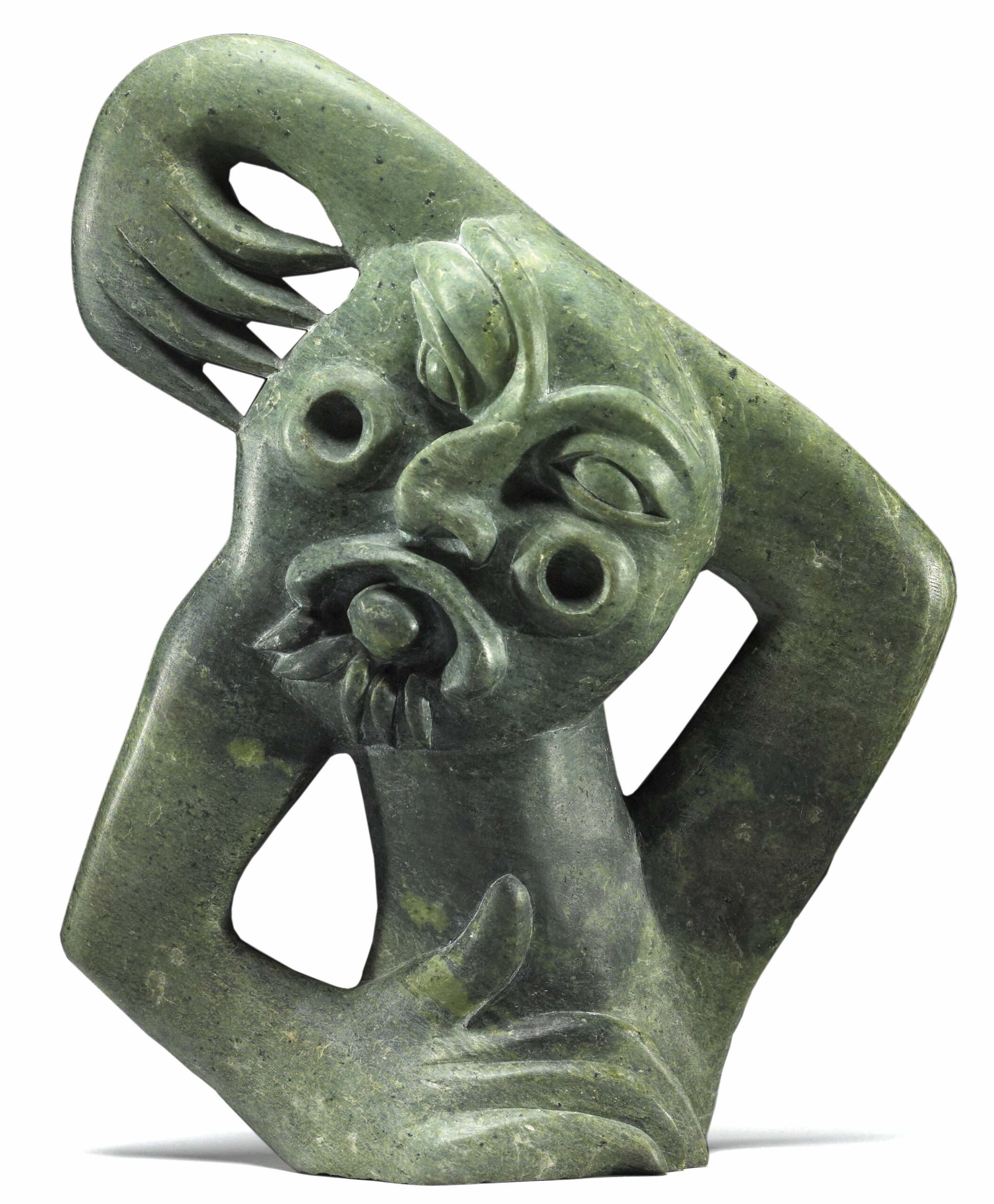 Inuit soapstone sculpture