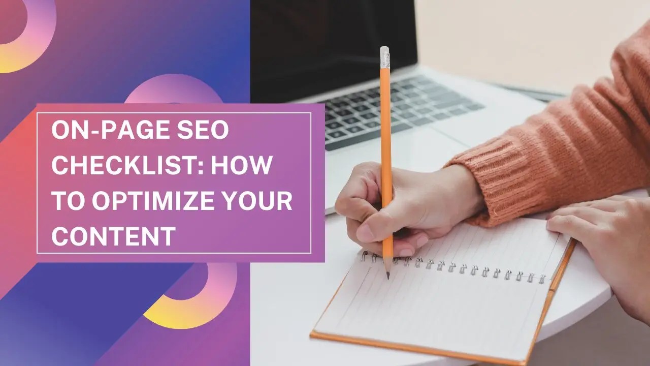 on-page seo checklist how to optimize your content