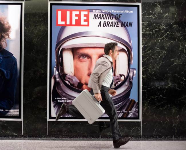 Ben Stiller in a scene from The Secret Life Of Walter Mitty