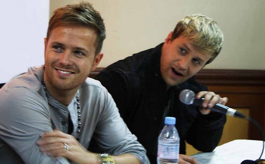 Westlife Kian Egan and Nicky Byrne