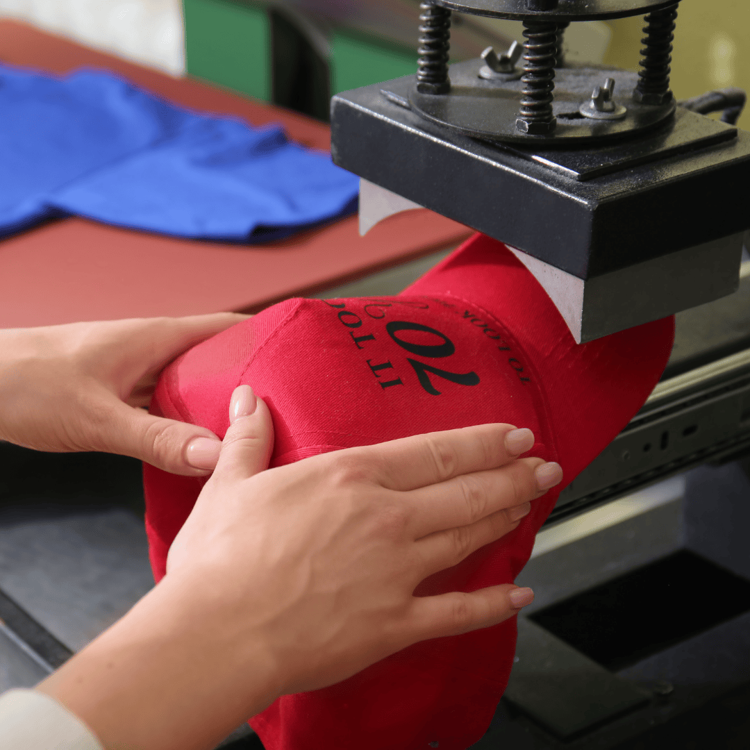 Impression textile casquette