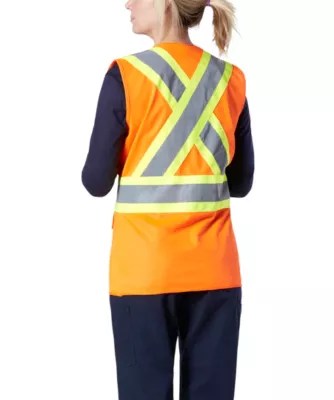 womens hi viz safety vest marks on women's safety vest canada