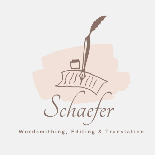 Schaefer Wordsmithing, Editing, and Translation Logo