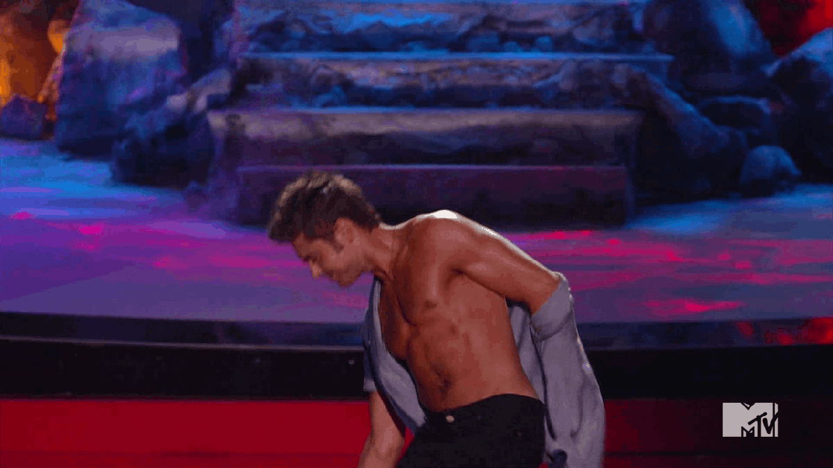 Zac Efron suddenly feeling very hot.