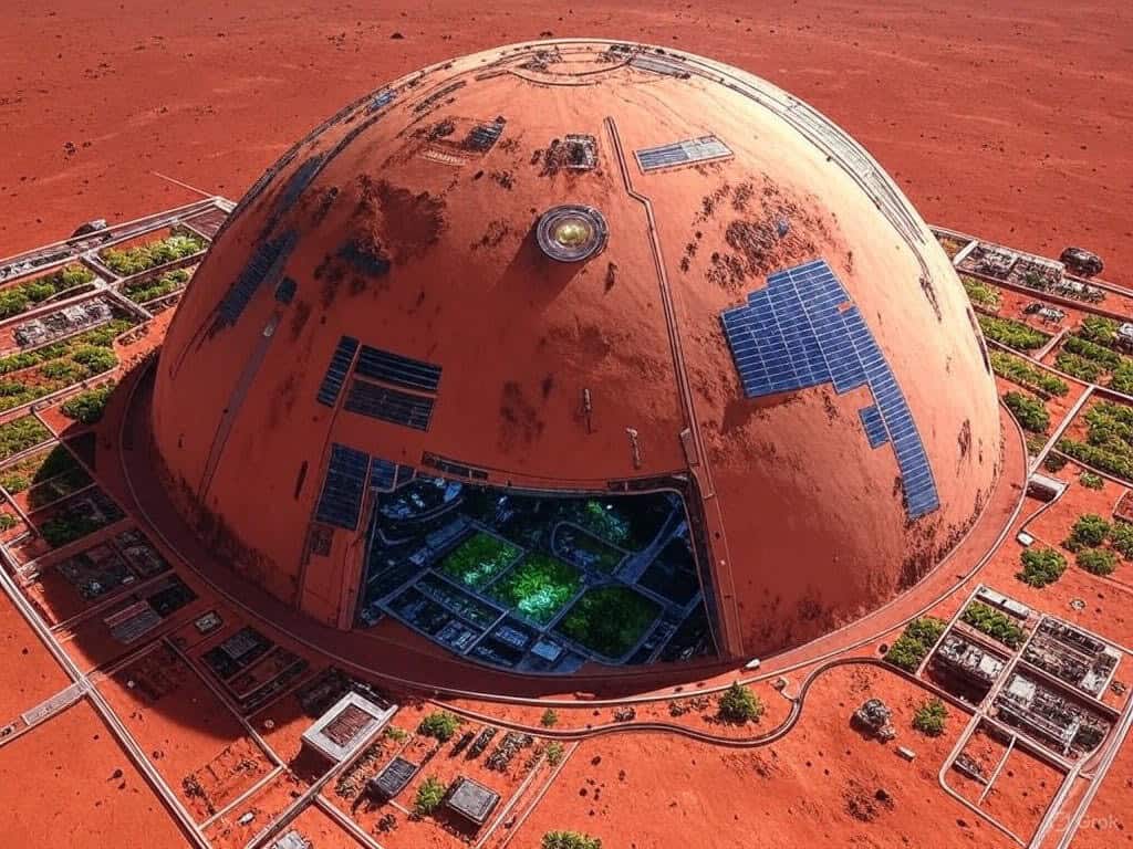 Terraforming Mars in the Seven Planets novel