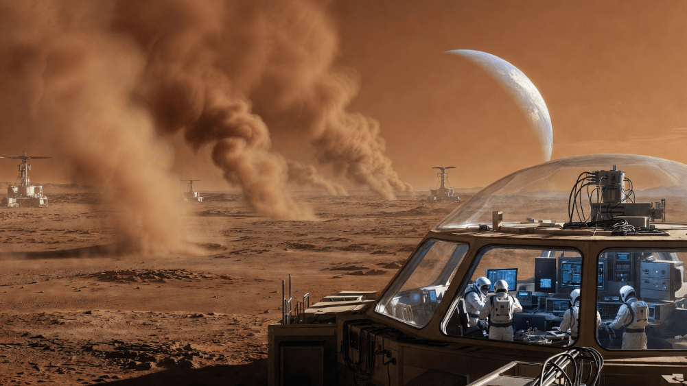 Mars shot for Seven Planets blog post