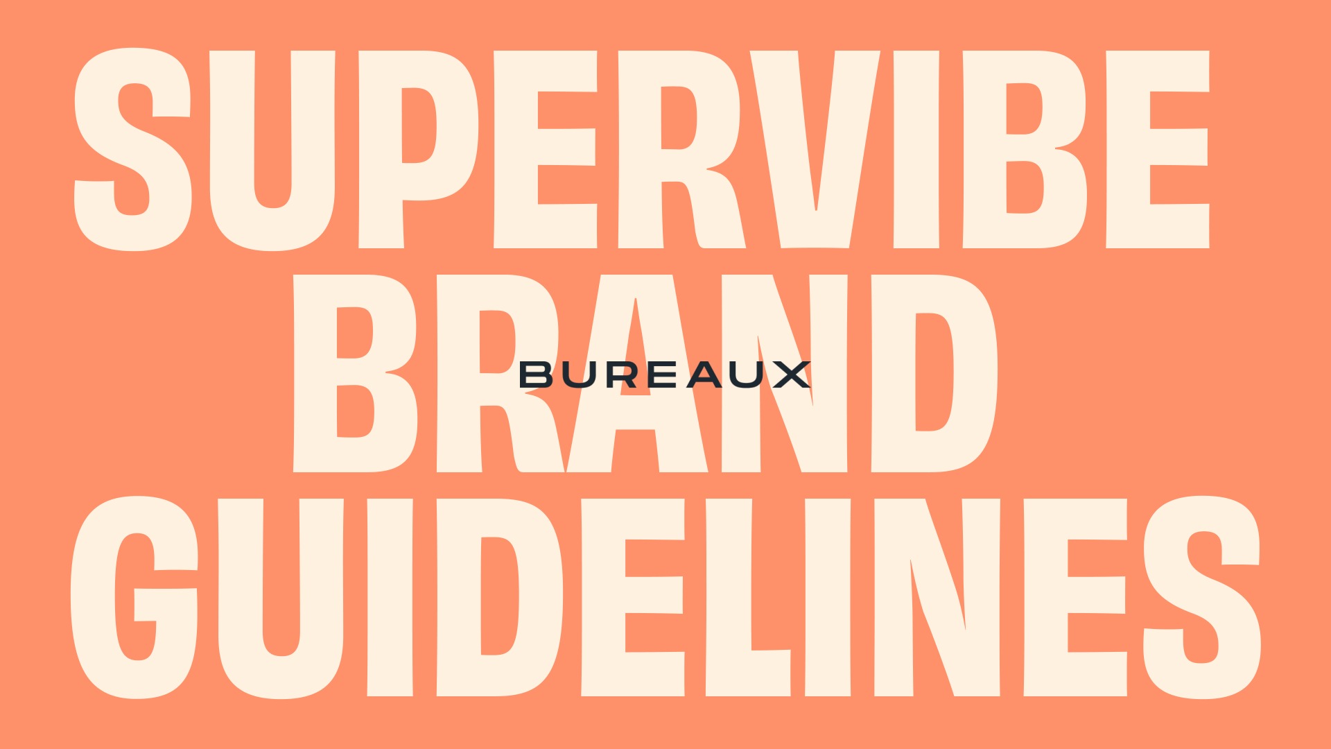 Supervibe brand guidelines, page 1