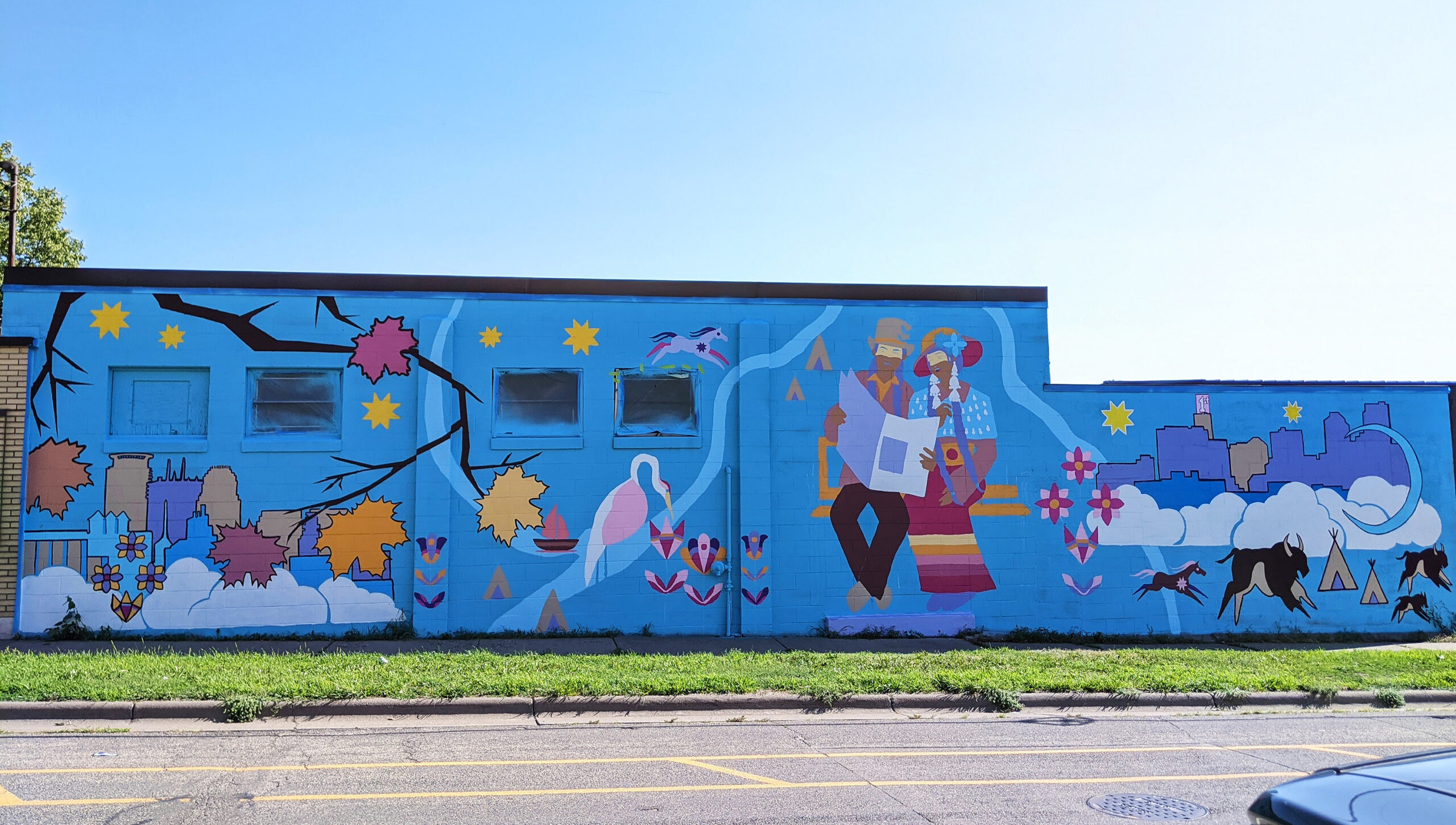 The Kaposia Times mural | The Art of Marlena Myles The Kaposia Times mural | The Art of Marlena Myles