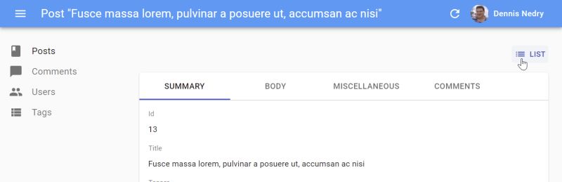 React Admin Buttons - Premium Mountain Picture Gallery - 4K